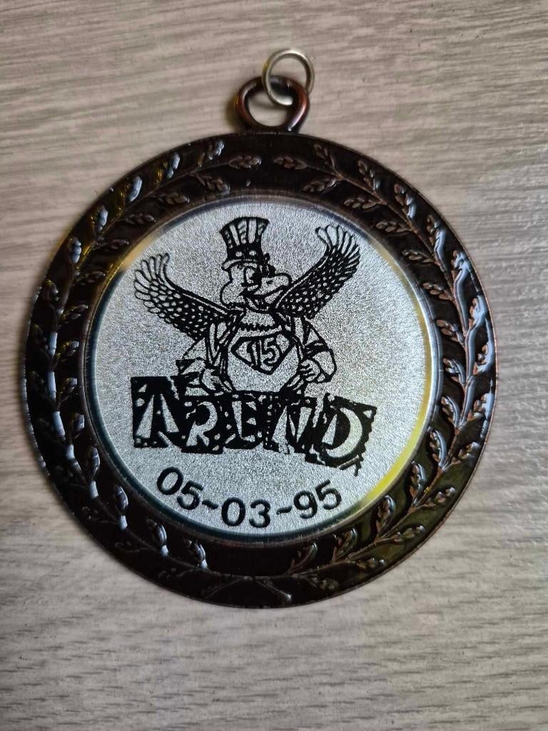 Carnaval medaille Arend carnaval 1995, Ophalen of Verzenden