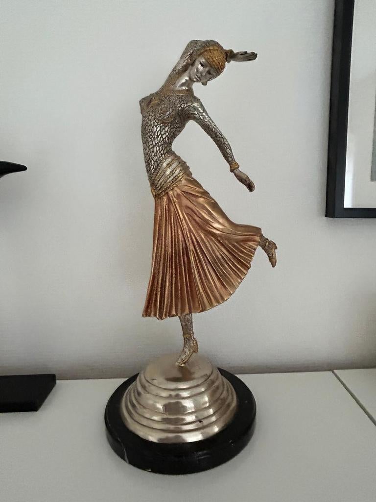 danseres in brons ( art deco ), Antiek en Kunst, Ophalen