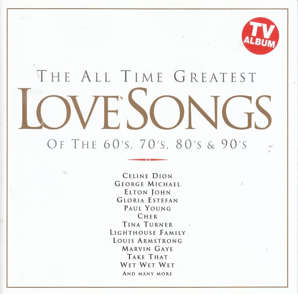 The All-time greatest love sogs of 60's, 70's, 80's & 90's, Verzenden, Pop