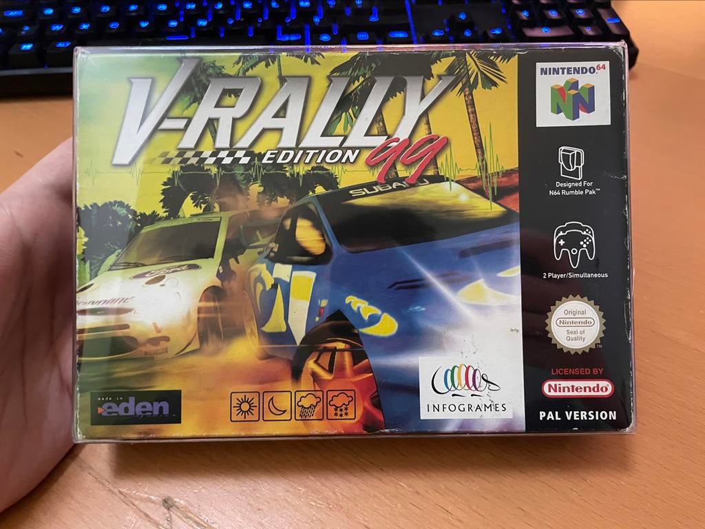 V-Rally editie 99 (CIB) | Nintendo 64, Games en Spelcomputers, Ophalen of Verzenden, Zo goed als nieuw, Racen en Vliegen