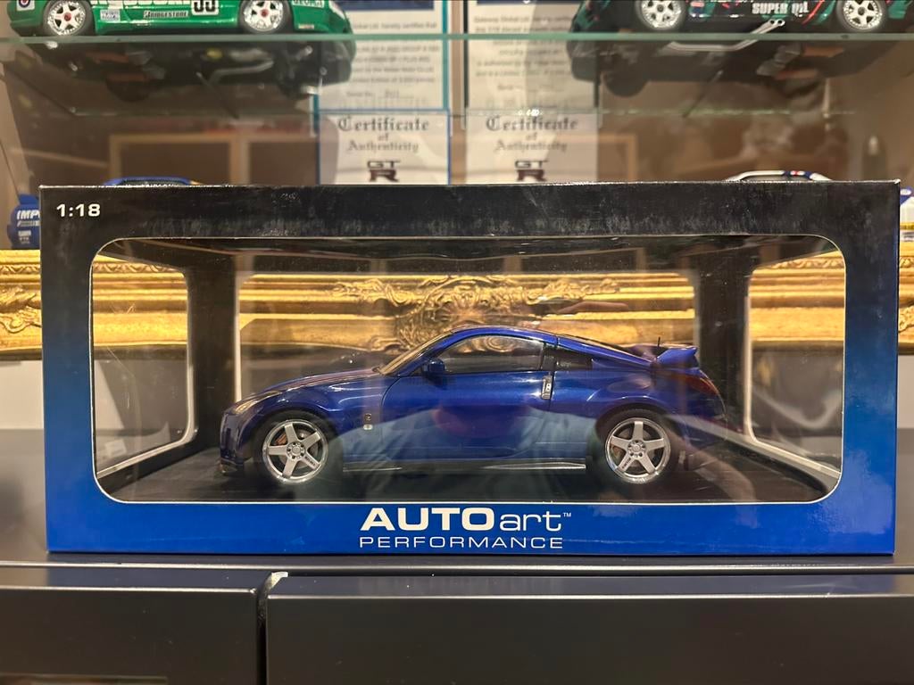 Nissan Fairlady Z Nismo S-tune version 2002 1:18, Enlèvement ou Envoi, Comme neuf, Voiture, Autoart