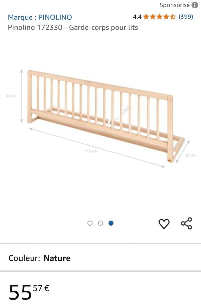 Garde corps pour lits, Enlèvement, Comme neuf