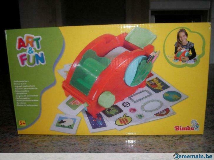 appareil à autocollants art & fun simba, neuf et emballe, Neuf