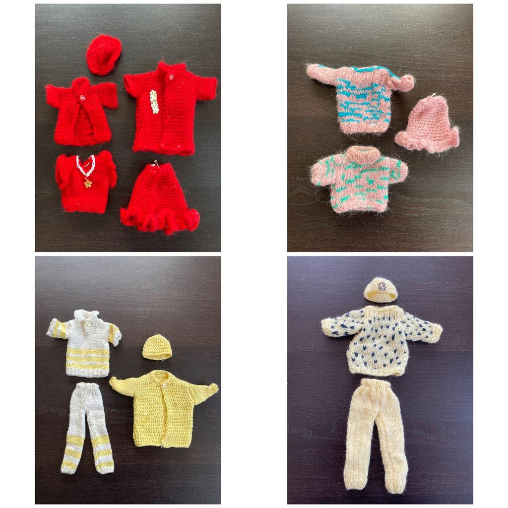 Vintage handgemaakte Barbie kleding, Verzamelen, Poppenhuizen en Toebehoren, Gebruikt, Kleding, Ophalen of Verzenden
