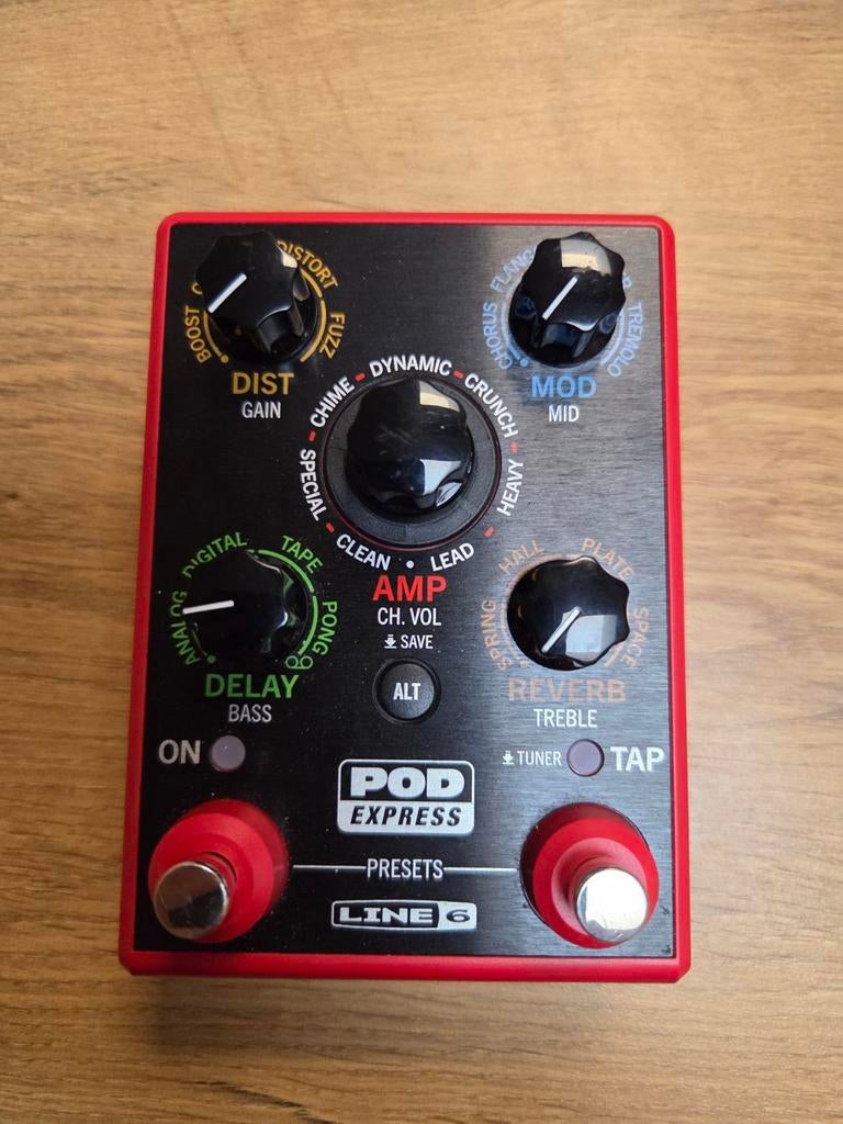Pédale Line6 Pod Express, Musique & Instruments, Enlèvement, Comme neuf, Multi-effet
