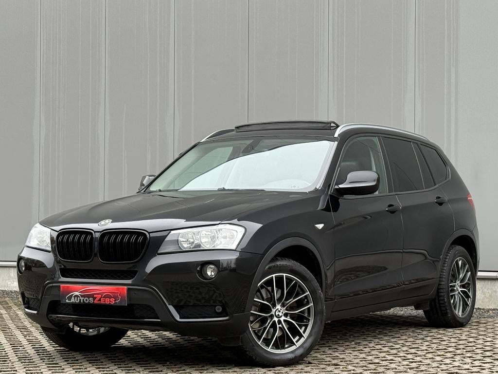BMW X3 2.0 dA xDrive20 Pano Cruise Navi Park.Sensor, Auto's, Automaat, Euro 5, 1995 cc, Zwart