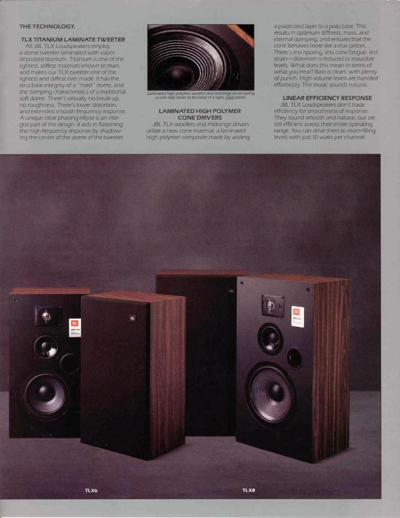 Enceinte JBL TLX 6. Version noire, Audio, Tv en Foto, Luidsprekerboxen, Ophalen, Gebruikt, JBL, Overige typen