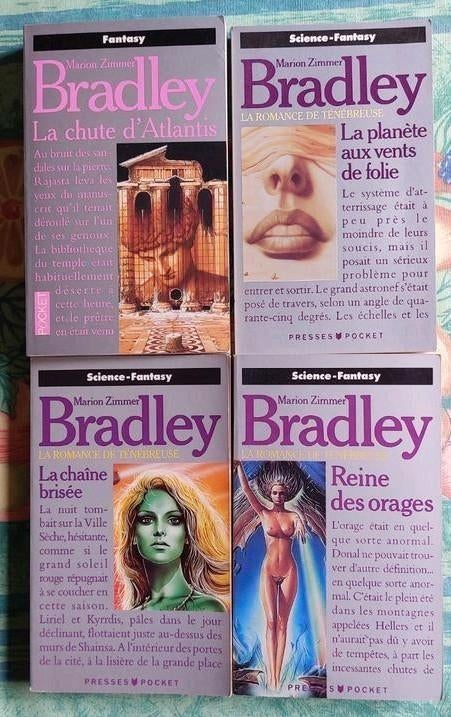 4 livres Marion Zimmer. BRADLEY., Boeken, Ophalen of Verzenden, Zo goed als nieuw