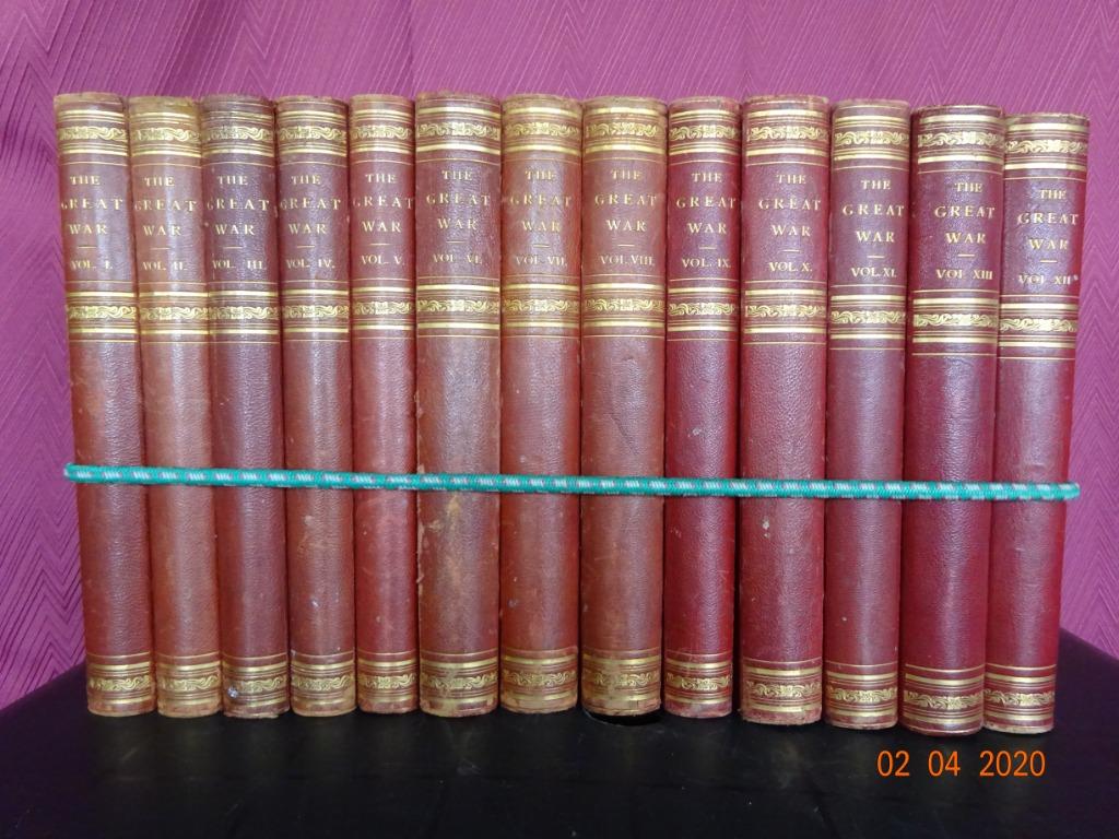 Boeken Wereld oorlog 1-1914/1918, Diverse auteurs, Landmacht, Voor 1940, Ophalen