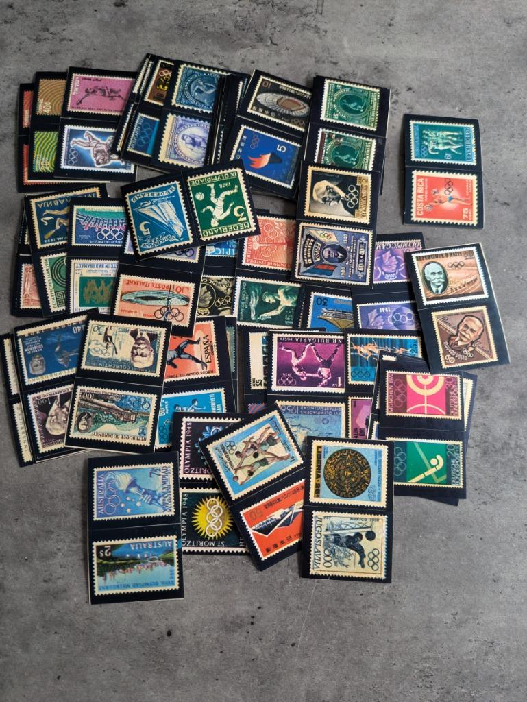 PANINI OLYMPIA 1896/1972 64 X AUTOCOLLANTS ANNÉE 1972, Envoi