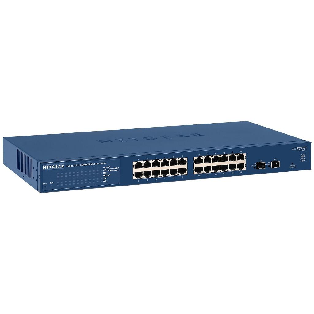 Netgear GS724T 24-poorts switch, Computers en Software, Ophalen, Nieuw