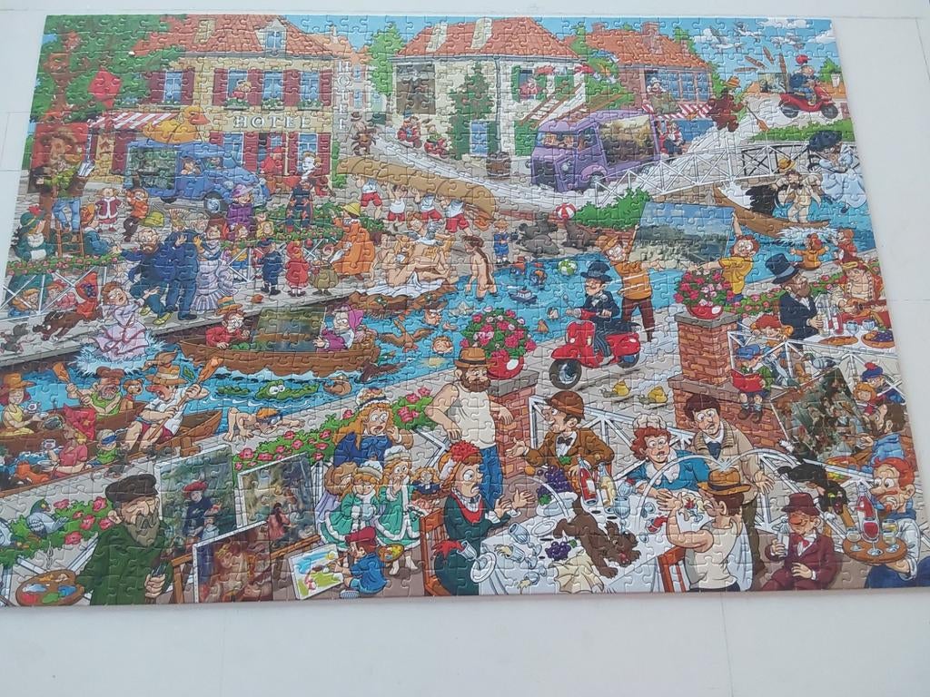 Puzzel 1000st, Ophalen