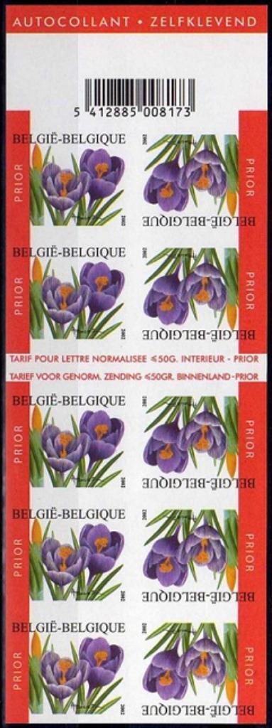 B41 Carnet de timbres Fleur Crocus Vernus, Enlèvement ou Envoi, Timbre-poste, Autocollant