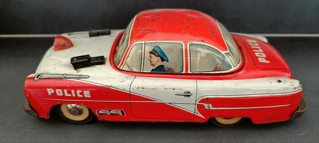 Vintage blikken auto W - Germany, Ophalen of Verzenden