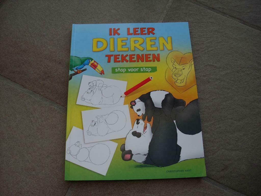 Ik leer dieren tekenen stap voor stap  Christopher Hart, Nieuw, Ophalen of Verzenden, Tekenen en Schilderen, Geschikt voor kinderen