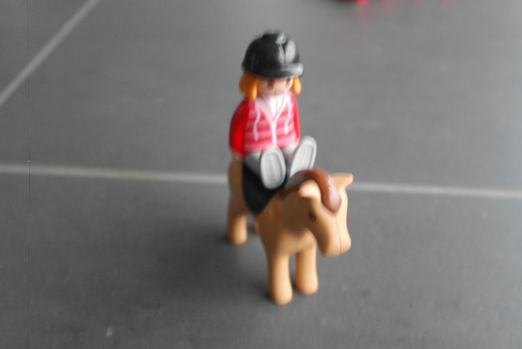 Playmobil 123 paard en ruiter, Kinderen en Baby's, Speelgoed | Playmobil, Ophalen of Verzenden, Zo goed als nieuw