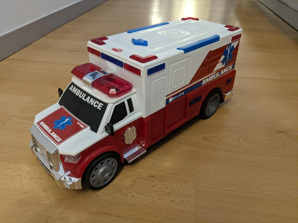 Dickie toys ziekenwagen met licht en geluid, Ophalen, Zo goed als nieuw