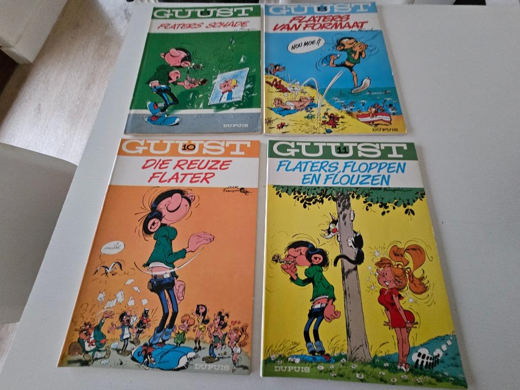 Guust (Guust Flater) 4 oude strips, Ophalen of Verzenden