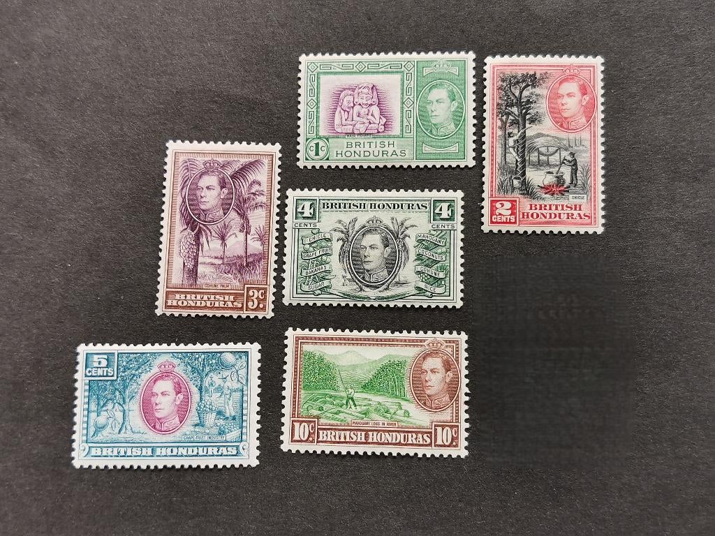 British Honduras 1938 - Koning George VI, Ophalen of Verzenden, Postfris, Midden-Amerika