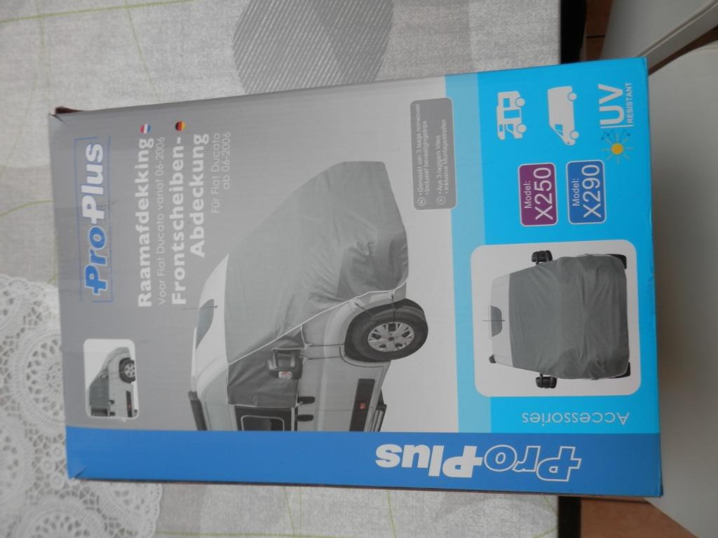 Camper raambedekking, Ophalen, Nieuw