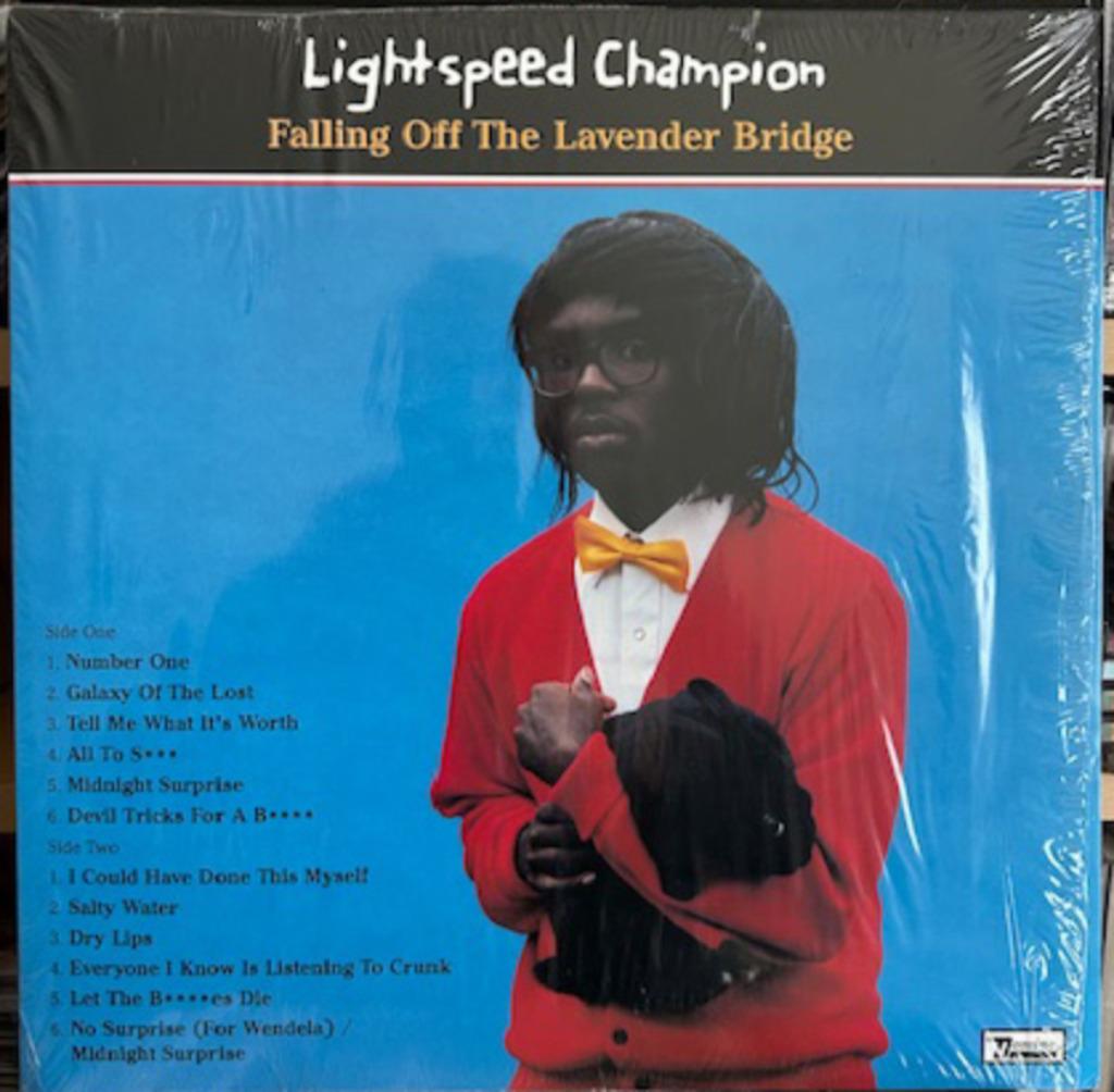 LIGHTSPEED CHAMPION -  FALLING OFF THE LAVENDER BRIDGE  LP, Enlèvement ou Envoi, Comme neuf, 12 pouces, Alternatif