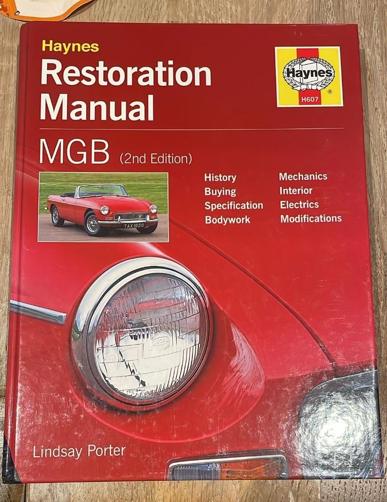 MGB restoration manual, Auto diversen, Handleidingen en Instructieboekjes, Ophalen