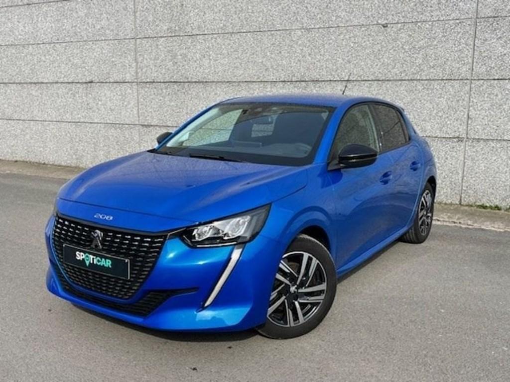 Peugeot 208 *GPS*CAMERA* 1.2 BENZ 100 PK EAT ALLURE PACK, Auto's, Peugeot, Automaat, Zwart, Blauw, 100 pk