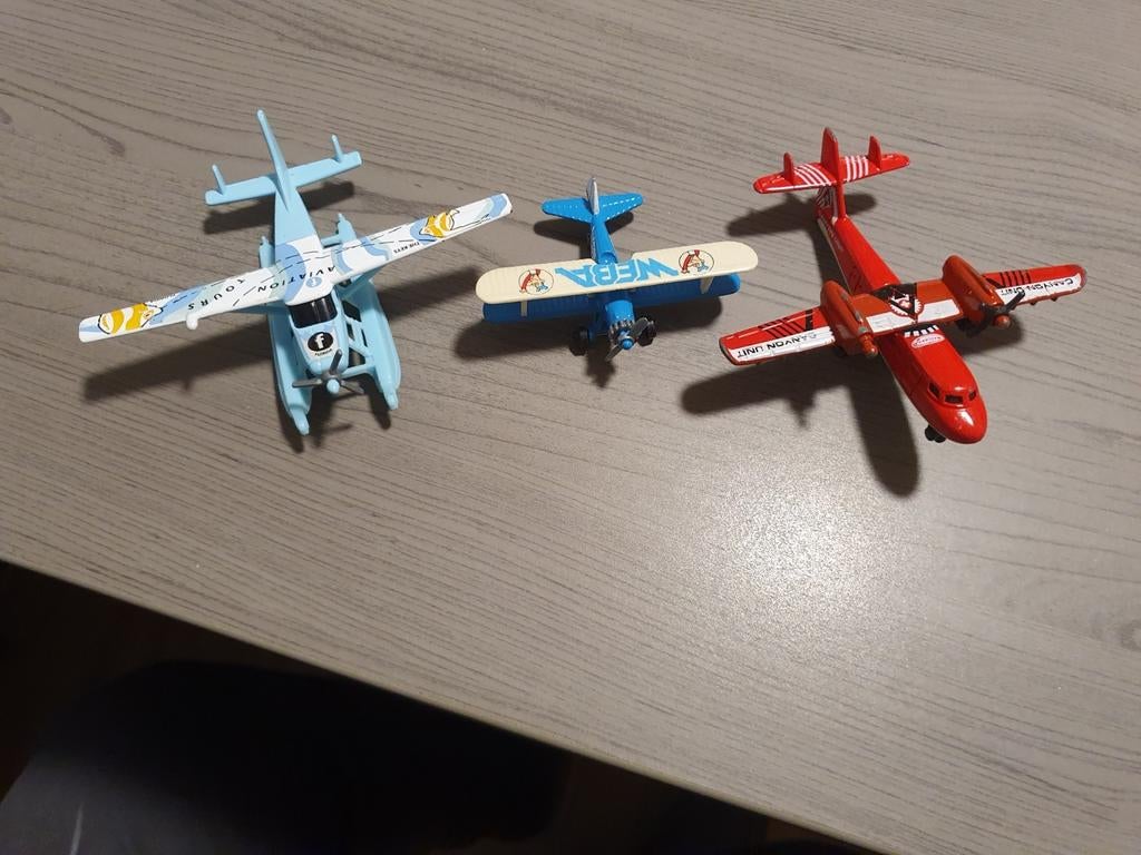 3mooie oude metalen vliegtuigjes, Enlèvement ou Envoi, Comme neuf