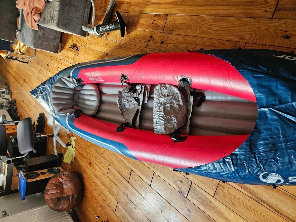 1 ou 2 Kayaks Gonflables Sevilor Thaiti Plus 100€ les deux!!, Enlèvement, Gonflable, Utilisé, 3 personnes ou plus