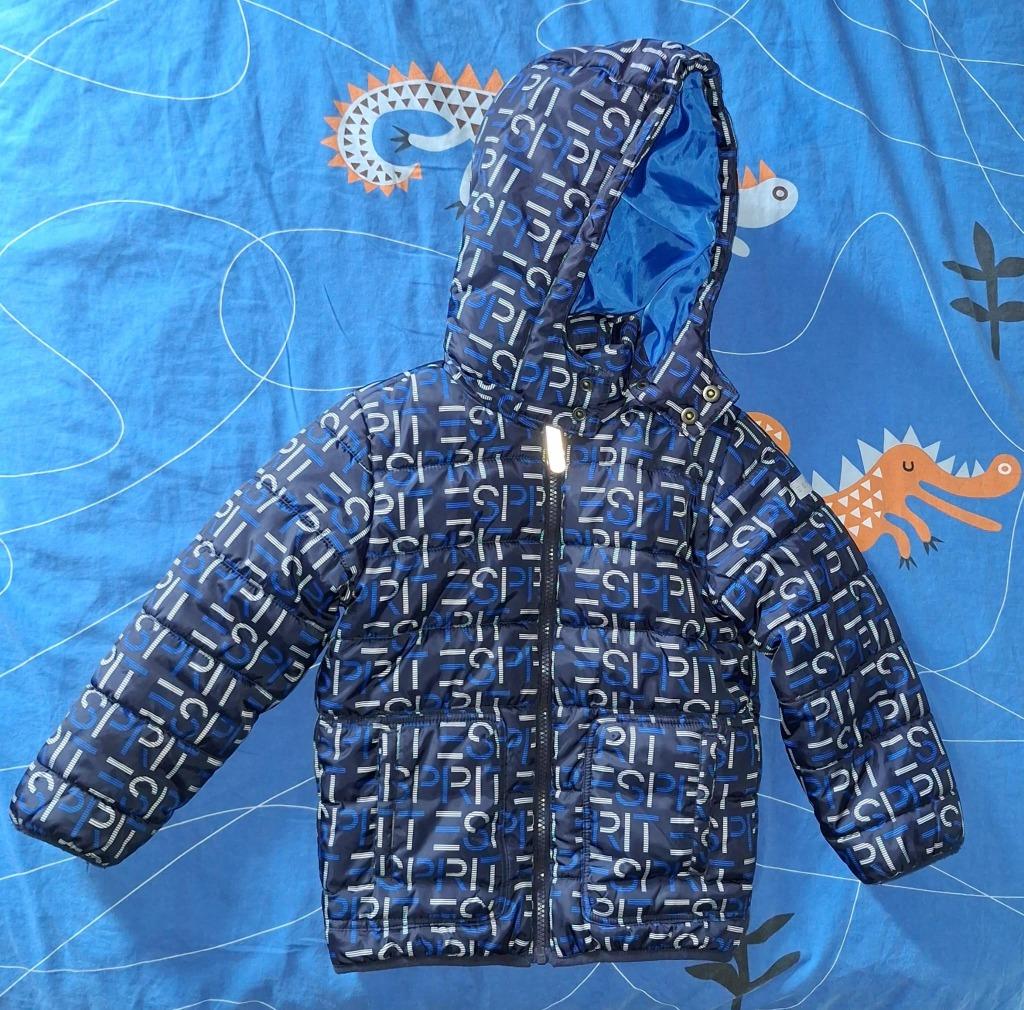 Esprit blauwe Winterjas kind maat 110, Kinderen en Baby's, Ophalen of Verzenden, Zo goed als nieuw, Esprit, Jongen