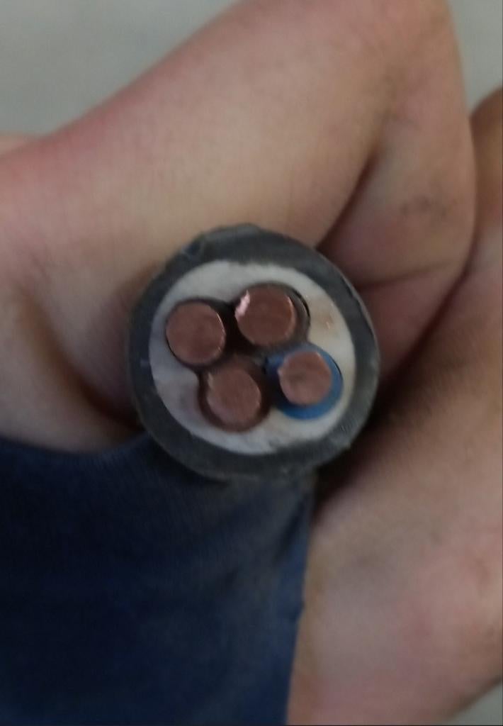 35 Meter Koperen Grondkabel (EXVB) – Ongebruikt/Overschot, Ophalen