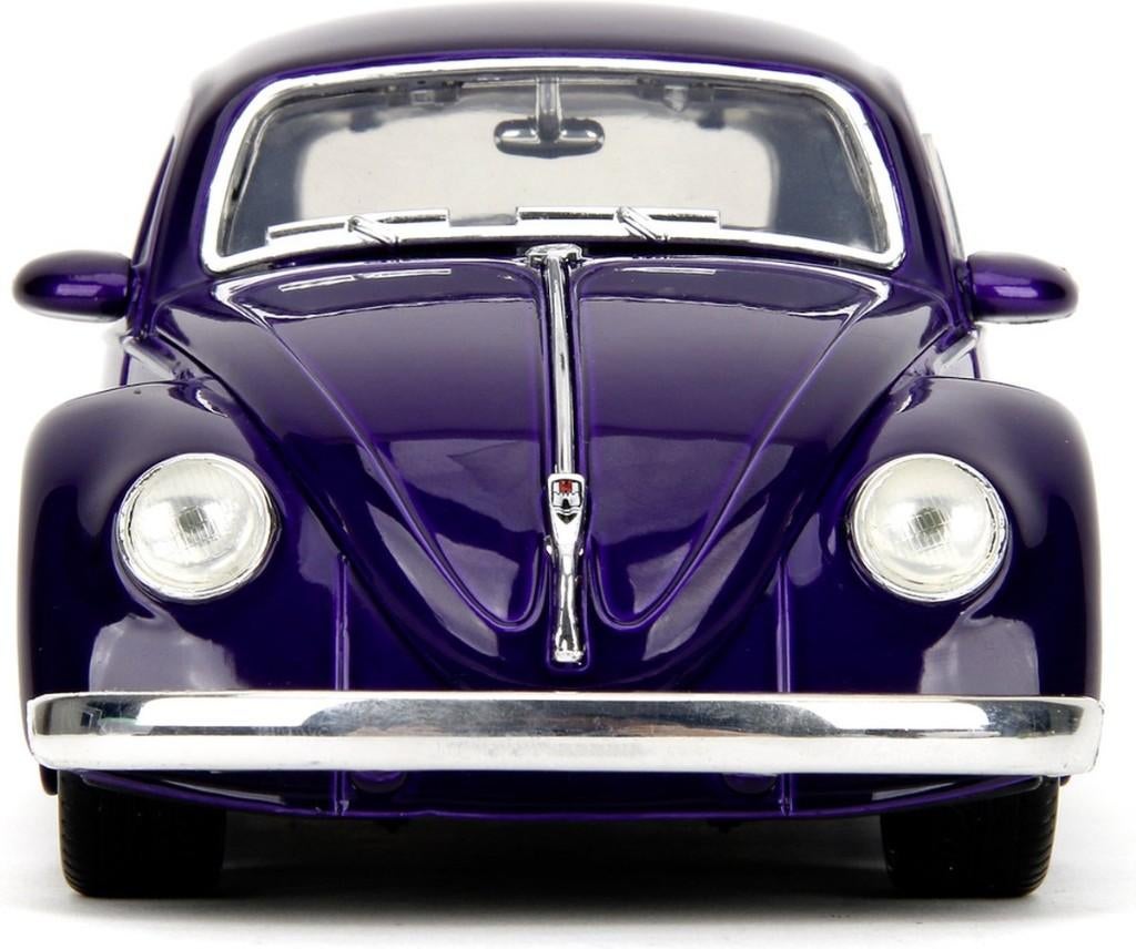 Wednesday - Volkswagen Beetle with Wednesday Addams 1:24, Hobby & Loisirs créatifs, Neuf, Customerservice@jadatoys.com, Enlèvement ou Envoi