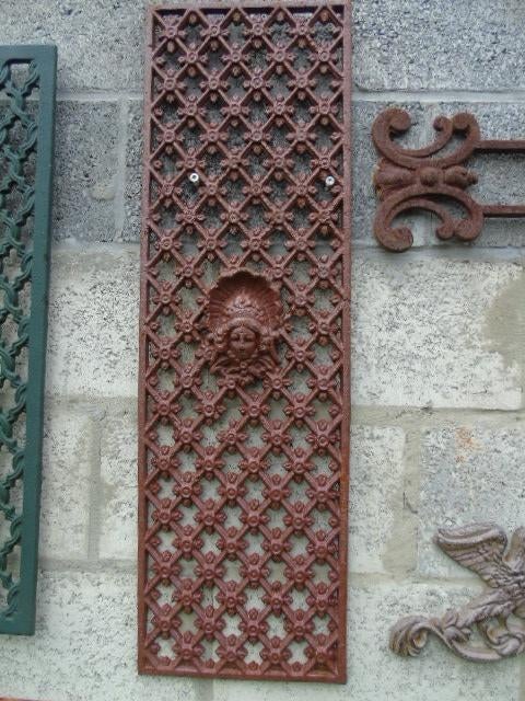 grille de porte , décoration , fronton en fonte, Jardin & Terrasse, Enlèvement ou Envoi, Neuf