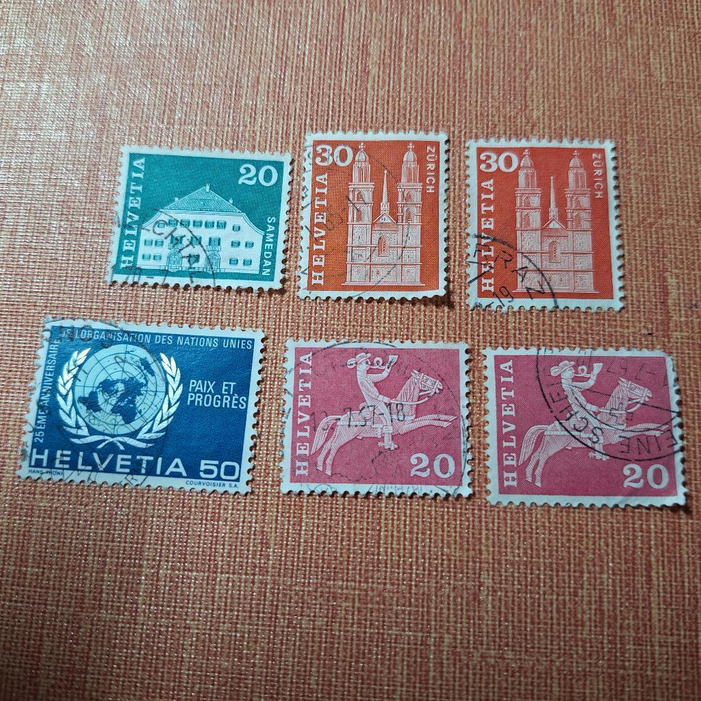 Timbres suisses, Enlèvement ou Envoi, Affranchi