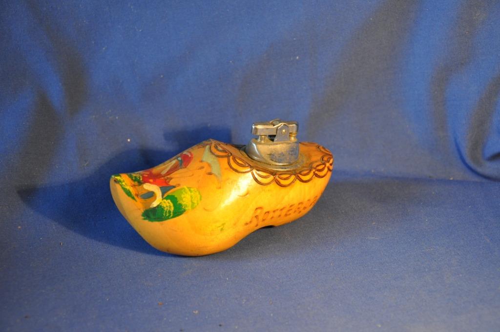 (d)§  briquet de table sabot de bois (4), Collections, Enlèvement ou Envoi, Utilisé, Briquet