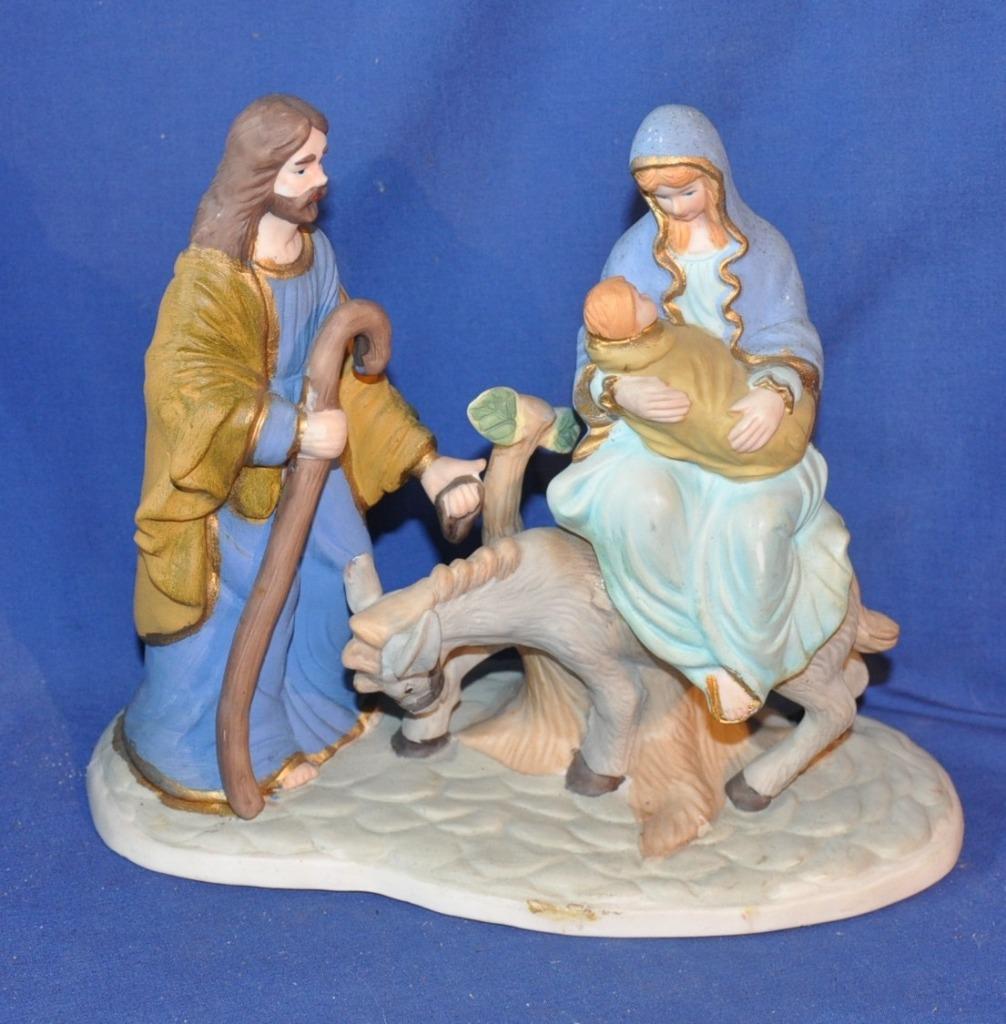 statue saint famille la fuite en Egypte, Enlèvement ou Envoi