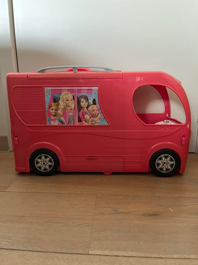 Barbie autobus mobilhome, Kinderen en Baby's, Ophalen, Gebruikt