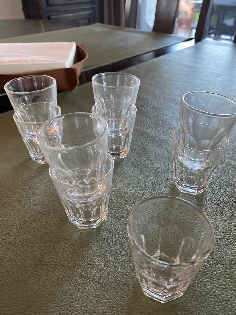9 Chupito glazen, Collections, Enlèvement, Comme neuf