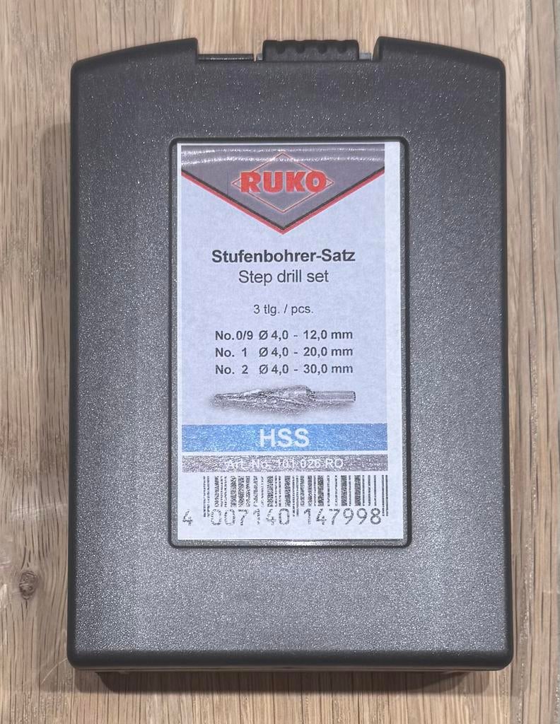 Ruko trappenboorset, 3-delig nieuw!, Enlèvement, Neuf