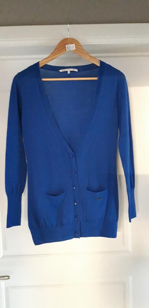 Mooie cobalt blauwe cardigan Xandres maat S, Kleding | Dames, Truien en Vesten, Ophalen of Verzenden, Nieuw, Maat 36 (S)