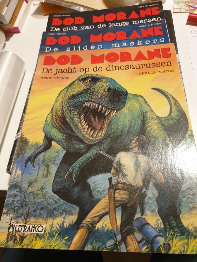 Vernes & Forton - BOB MORANE 9 De jacht op de dinosaurussen, Ophalen of Verzenden, Zo goed als nieuw, Vernes