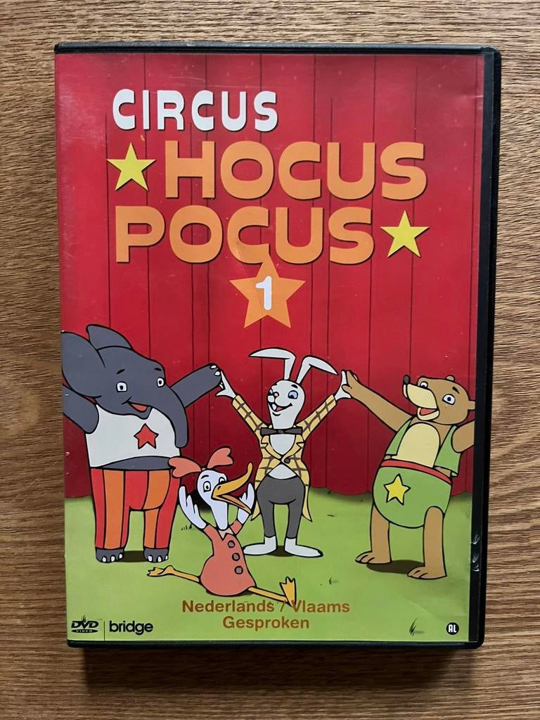 DVD Circus Hocus Pocus, Alle leeftijden, Ophalen of Verzenden, Zo goed als nieuw, Tekenfilm