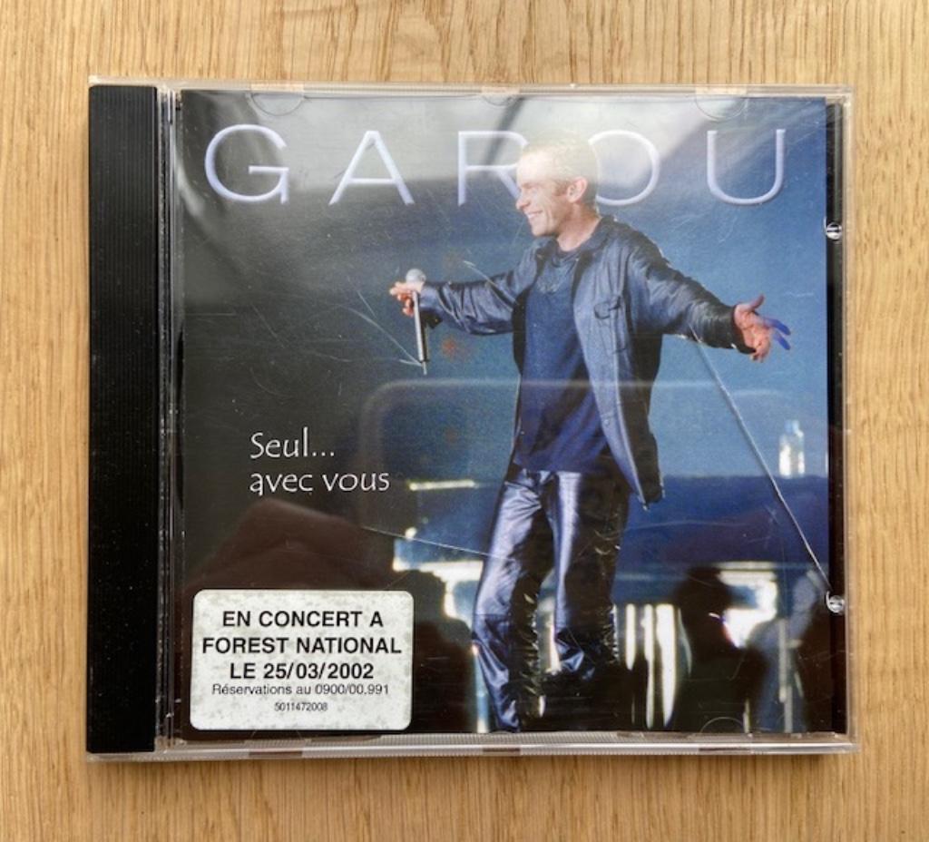 CD GAROU "Seul avec vous" Concert du 25/03/2002, Enlèvement ou Envoi, Comme neuf