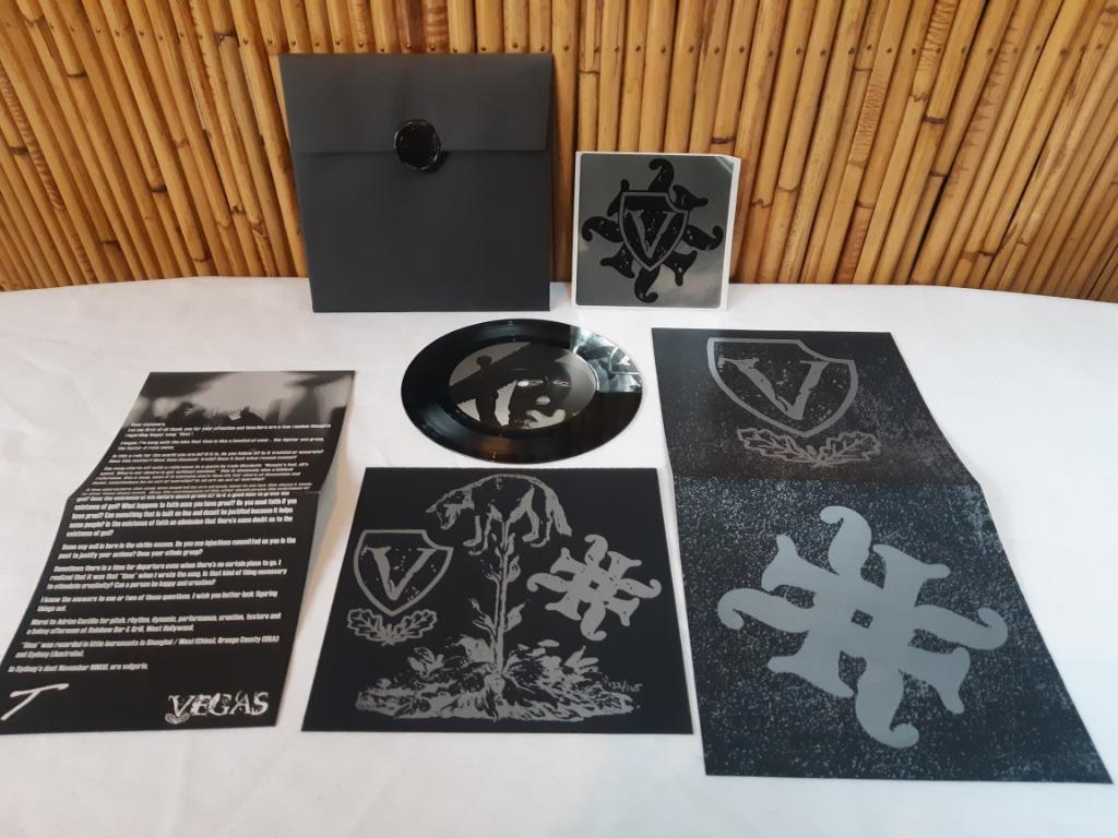 45t/6" Vegas split vinyl met Rot In Hell, 165ex OCR 2011, Ophalen of Verzenden, Zo goed als nieuw