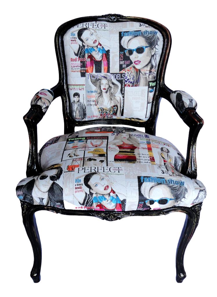 Fauteuil Cabriolet mode, chaise fashion, top modèles, neuf, Maison & Meubles, Enlèvement, Neuf