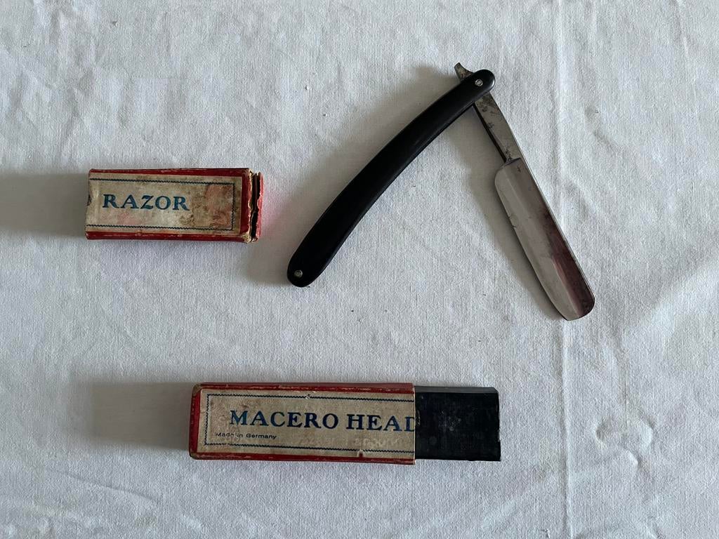 Couteau de coiffeur, rasoir, antiquité, Allemagne, Enlèvement ou Envoi