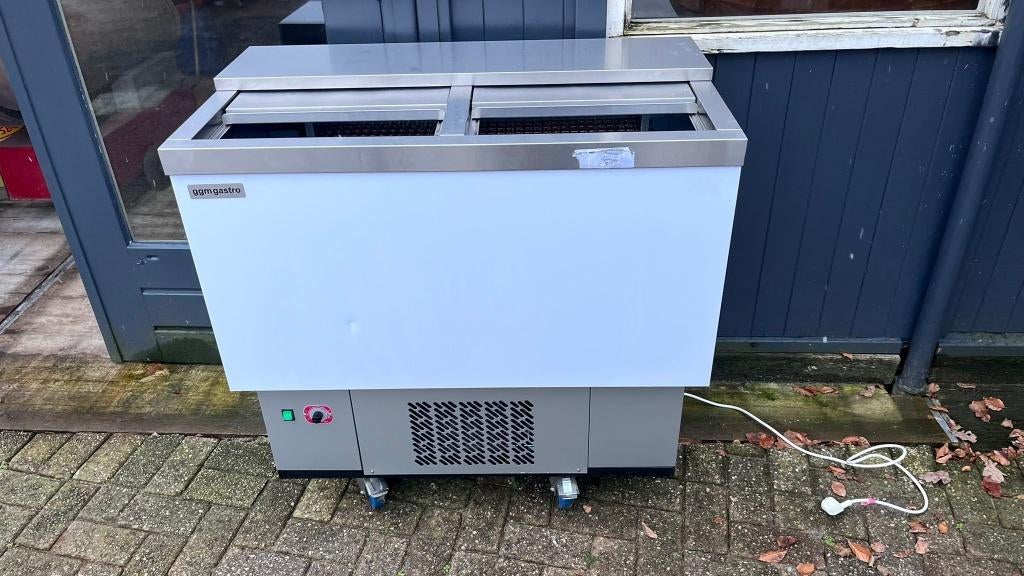 GGM Gastro koelwerkbank met schuifdeksels, Ophalen, Gebruikt, Koelen en Vriezen