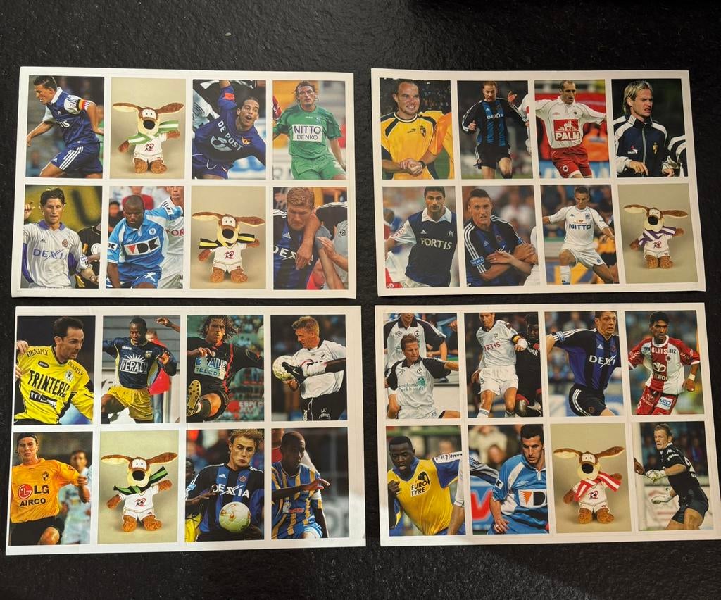 Unieke spelerskaarten / stickers Jupiler League 2003-2004, Enlèvement, Neuf, Affiche, Image ou Autocollant