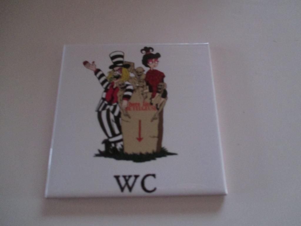 tegel wc Beetlejuice, Ophalen of Verzenden, Nieuw, Film, Overige typen