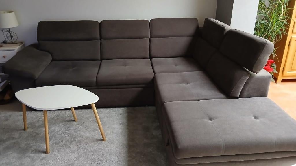 fauteuil de salon gris anthracite, Ophalen, Zo goed als nieuw, Stof, Moderne